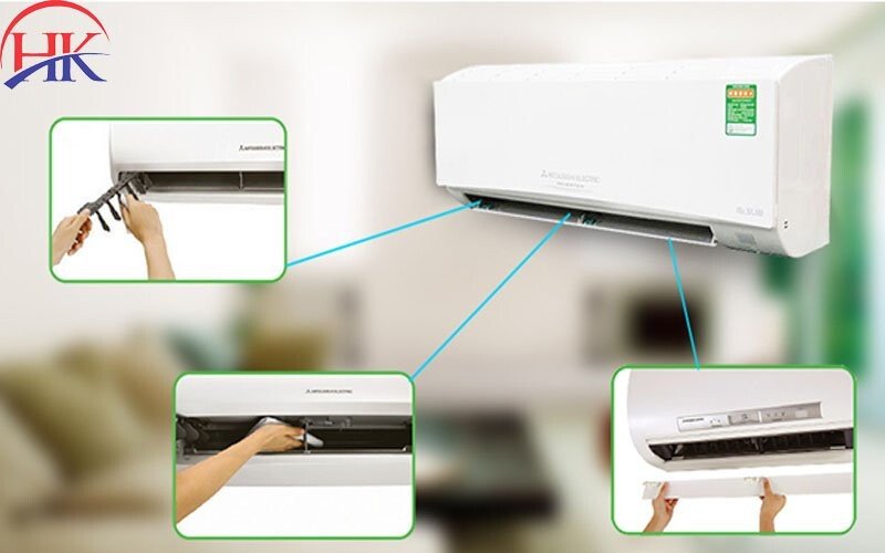 Các bước cơ bản trong quy trình vệ sinh máy lạnh