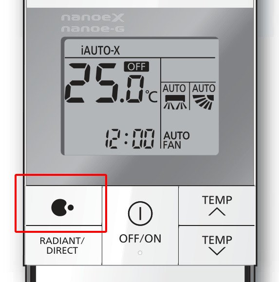 Cách bật chế độ hút khử mùi trên điều khiển điều hòa Panasonic