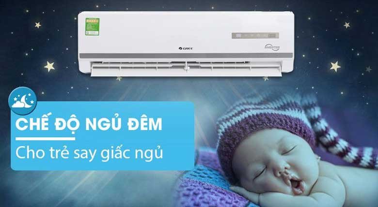 Chế độ Sleep trên điều hòa Gree mang lại giấc ngủ thoải mái
