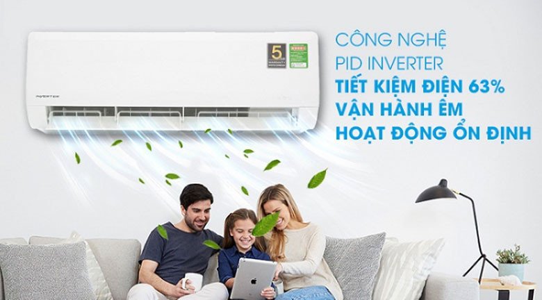 Công nghệ PID Inverter giúp điều hòa Aqua tiết kiệm điện hiệu quả
