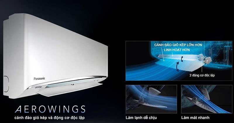 Máy điều hòa Panasonic Inverter 2 chiều hoạt động hiệu quả