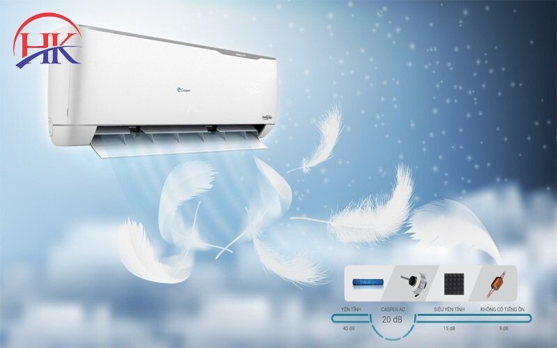 Máy lạnh Casper Inverter với thiết kế hiện đại
