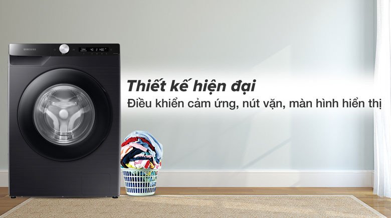 Bảng điều khiển song ngữ Anh Việt của máy giặt Samsung WW13T504DAB/SV