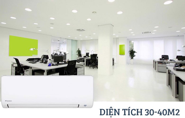 Bảng tham khảo diện tích phòng phù hợp cho điều hòa 24000 BTU