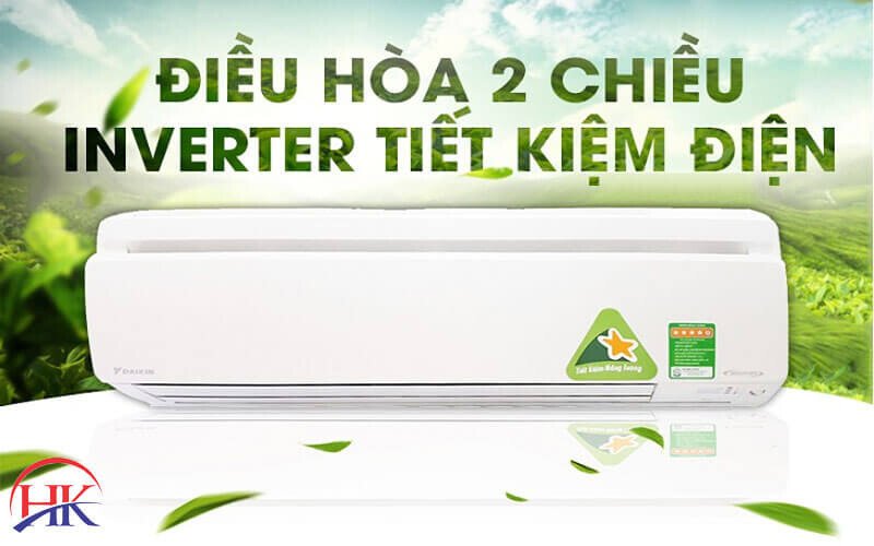 Biểu tượng tiết kiệm năng lượng trên điều hòa 2 chiều Inverter