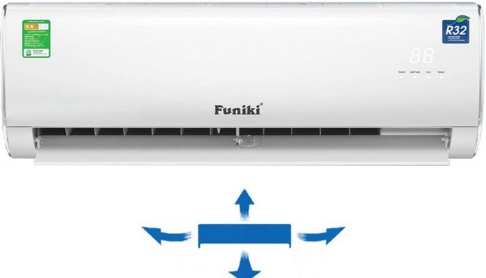 Bộ đôi dàn nóng và dàn lạnh của điều hòa Funiki HSC24TMU