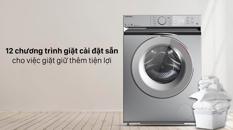 Các chương trình và tùy chọn giặt trên máy giặt Toshiba Inverter