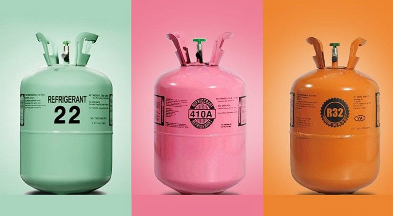 Các loại gas máy lạnh phổ biến R32 R410a
