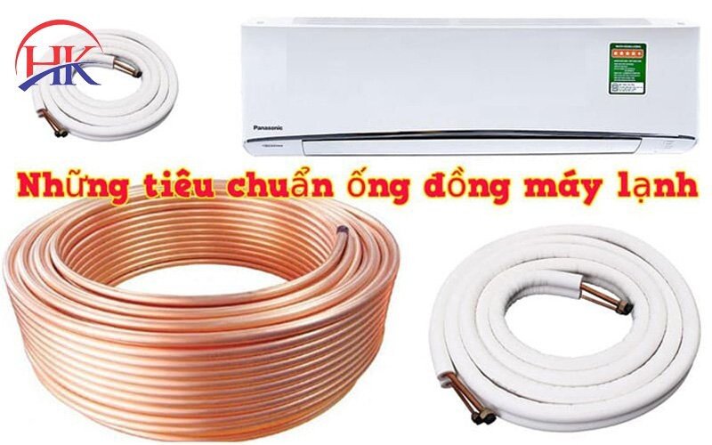 Cận cảnh ống đồng máy lạnh