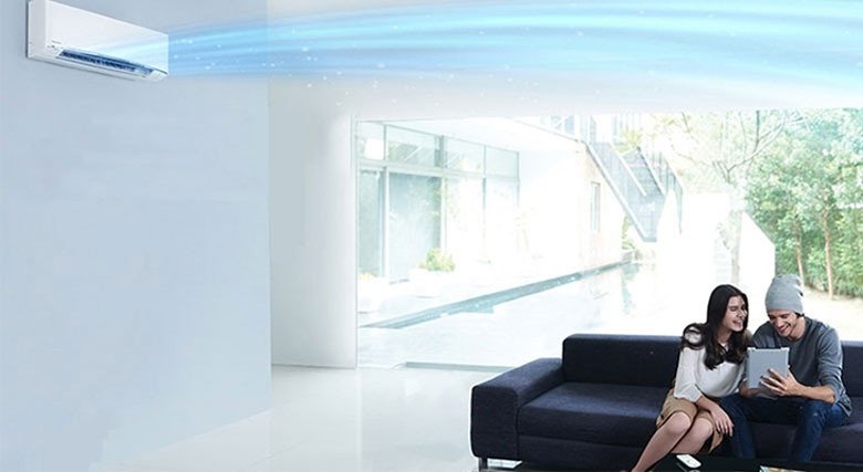 Cánh đảo gió điều hoà giúp phân phối không khí lạnh đều khắp phòng