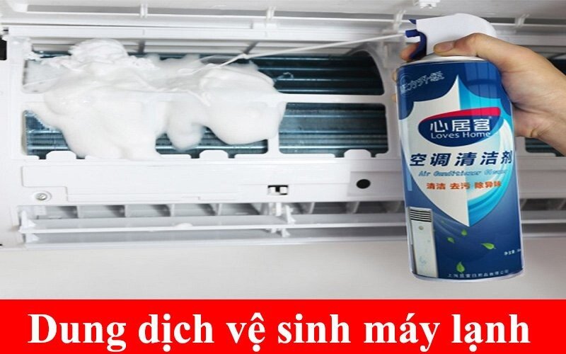 Chai xịt dung dịch vệ sinh máy lạnh chuyên dụng