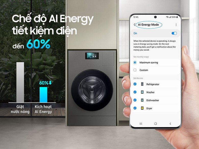 Chế độ AI Energy tiết kiệm năng lượng