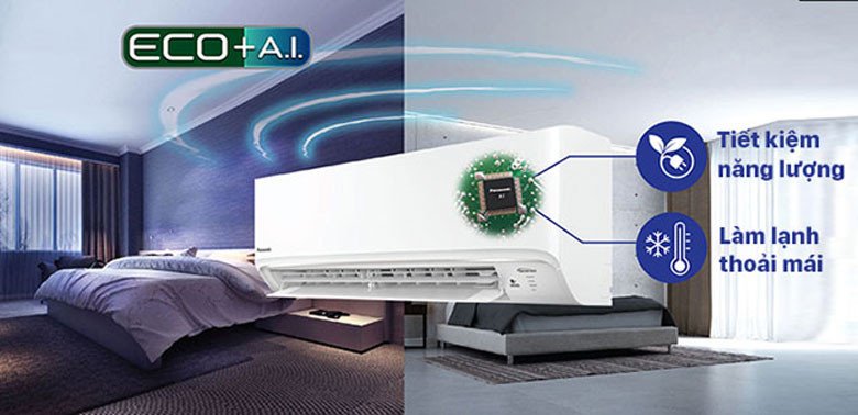 Chế độ ECO AI trên điều hòa Panasonic Inverter tối ưu tiết kiệm điện