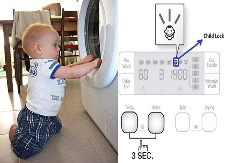 Chế độ khóa an toàn cho trẻ em