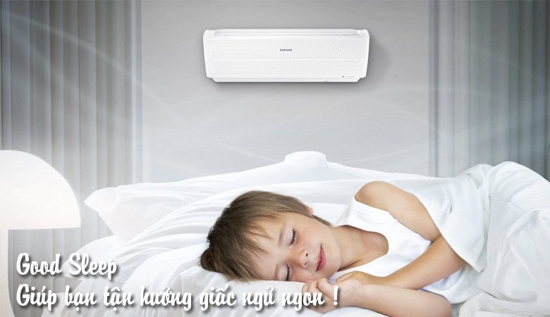 Chế độ ngủ ngon Good Sleep kết hợp công nghệ Wind Free mang lại giấc ngủ sâu