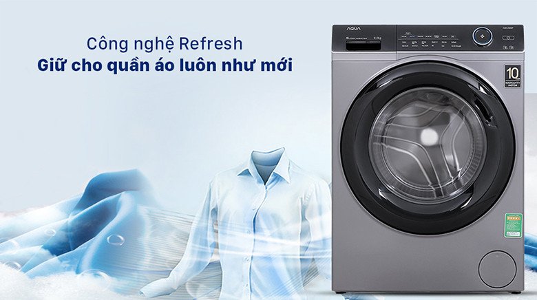 Chế độ Refresh làm mới quần áo của máy giặt Aqua