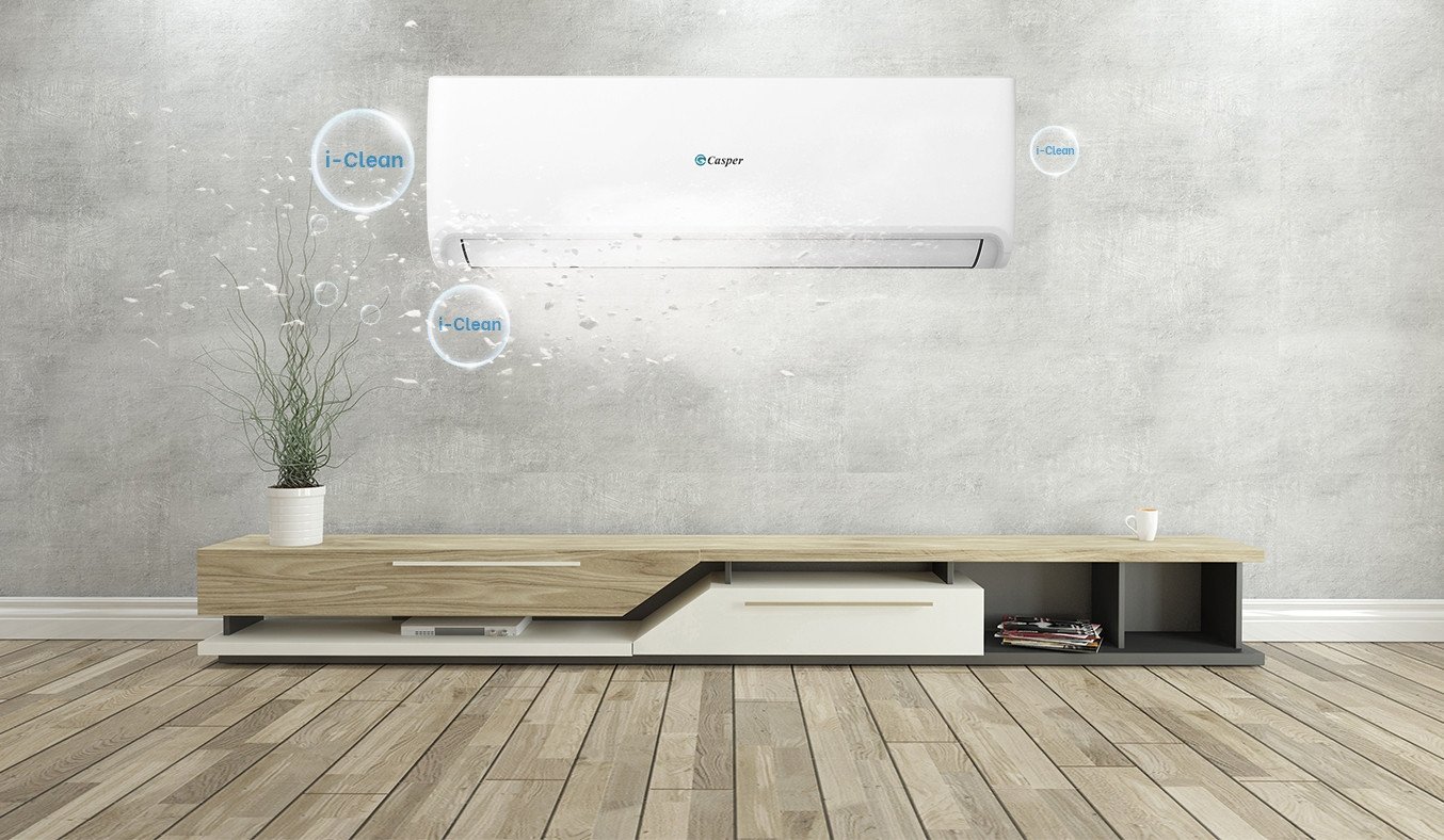 Chức năng I-Clean tự động làm sạch dàn lạnh điều hòa Casper