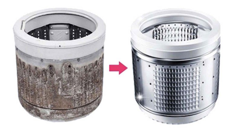Chức năng tự động vệ sinh lồng giặt I-Clean trên máy giặt Toshiba