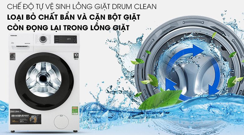 Chức năng tự vệ sinh lồng giặt hiệu quả