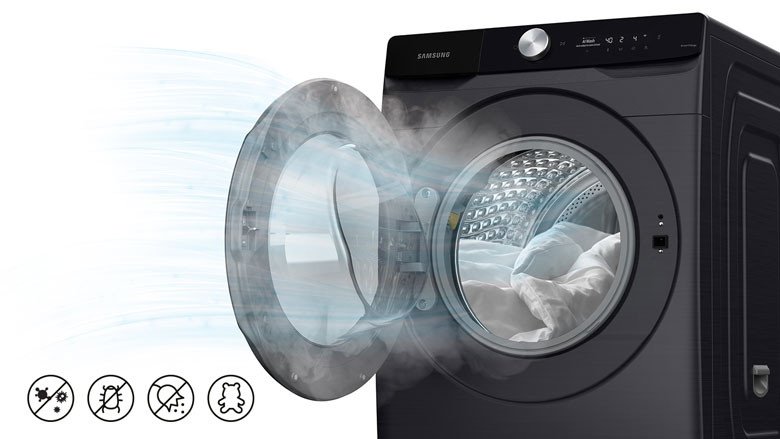 Công nghệ Air Wash làm mới quần áo bằng luồng khí nóng