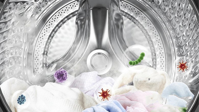 Công nghệ giặt hơi nước Hygiene Steam diệt khuẩn
