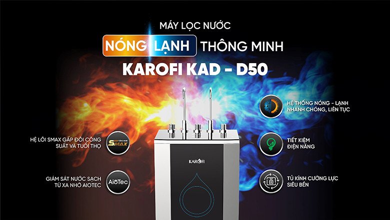 Công nghệ hiện đại trên máy lọc nước Karofi