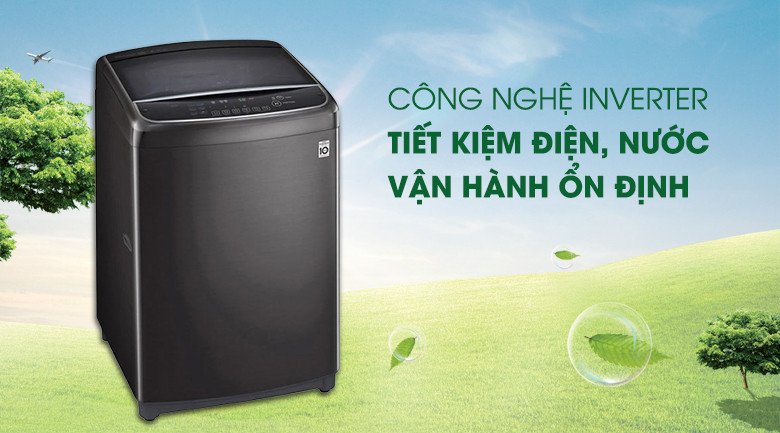 Công nghệ Inverter giúp máy giặt LG TH2722SSAK tiết kiệm điện