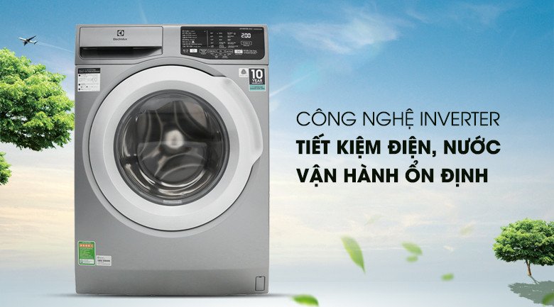 Công nghệ Inverter trên máy giặt Electrolux giúp tiết kiệm điện