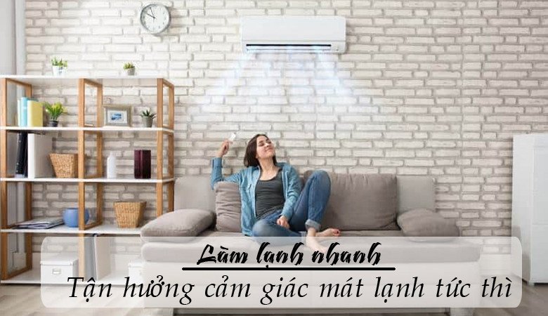 Công nghệ Jet Cool trên điều hòa LG giúp làm lạnh nhanh