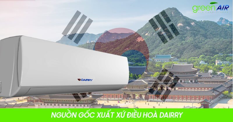 Dàn lạnh điều hòa Dairry thiết kế hiện đại