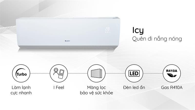Dàn nóng điều hòa Gree 2 chiều 18000BTU GWH18ID-K3N9B2J