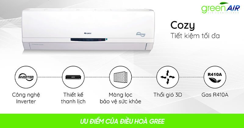 Dàn nóng điều hòa Gree bền bỉ