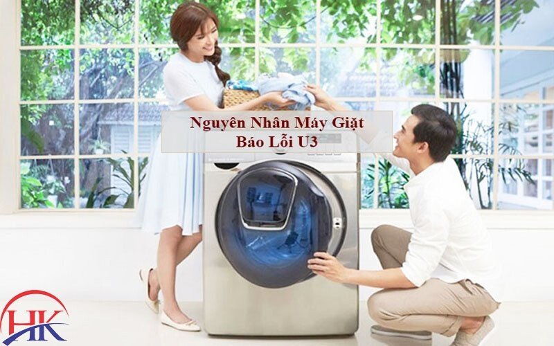 Dấu hiệu máy giặt Sanyo báo lỗi U3: màn hình hiển thị mã