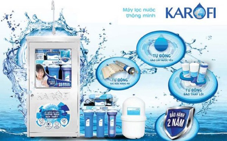Dây chuyền sản xuất máy lọc nước Karofi tại nhà máy