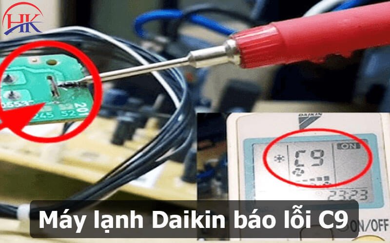 Điều hòa Daikin báo lỗi C9 ảnh hưởng đến hoạt động làm lạnh