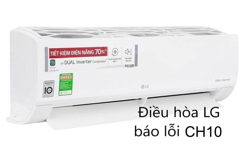 điều hòa lg báo lỗi ch10