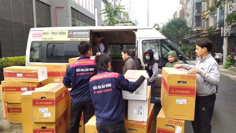 Điều hòa Mitsubishi Heavy làm mát không khí