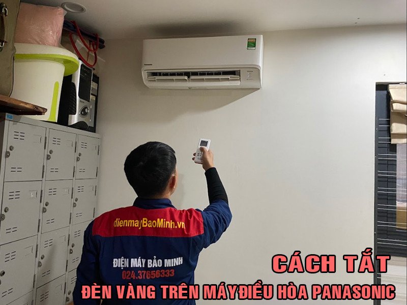 Điều hòa Panasonic báo đèn vàng cần kiểm tra