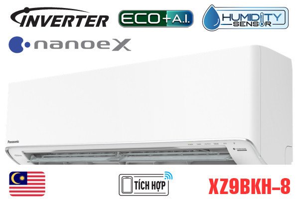 Điều hòa Panasonic XZ9BKH-8 model 2 chiều Inverter 9000 BTU mới nhất