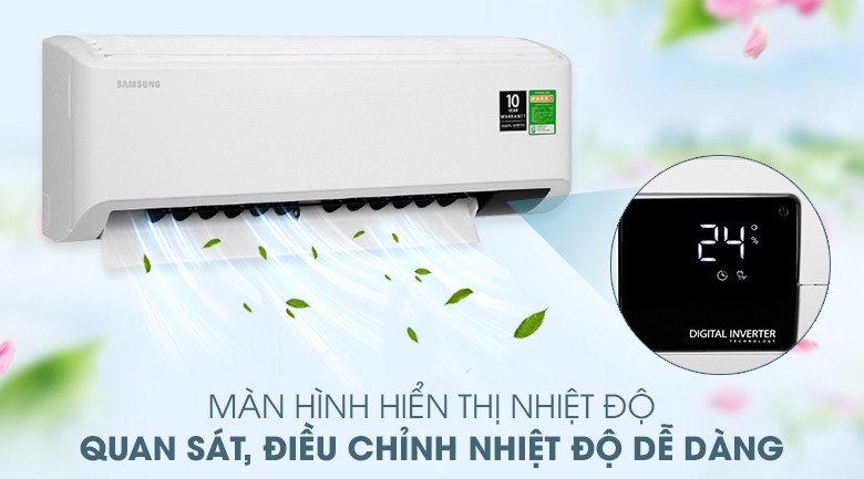 Điều hòa Samsung Inverter màu trắng hiện đại