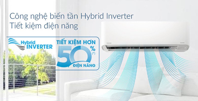 Điều hòa Toshiba sử dụng công nghệ Hybrid Inverter