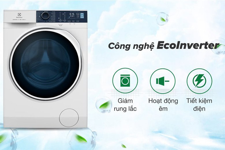 Động cơ EcoInverter giúp máy giặt Electrolux vận hành êm ái