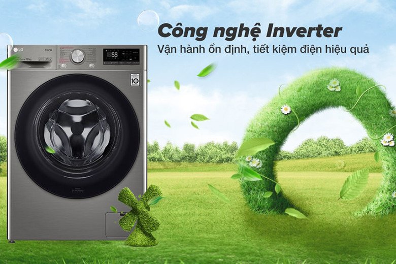 Động cơ Inverter truyền động trực tiếp của máy giặt LG FV1410S4P