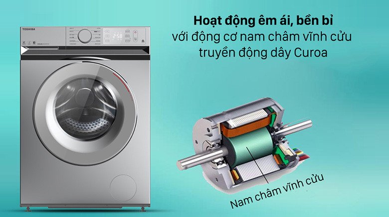 Động cơ nam châm vĩnh cửu của máy giặt Toshiba TW-BL115A2V(SS)