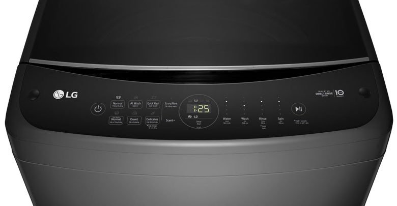 Giao diện điều khiển máy giặt LG Inverter