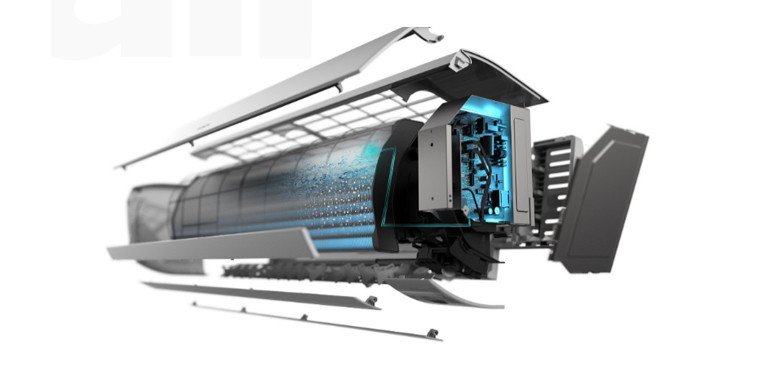 Hệ thống lọc khí và khử mùi của điều hòa Hitachi