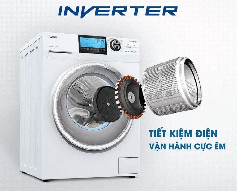 Hiệu quả tiết kiệm điện năng vượt trội trên máy giặt Inverter