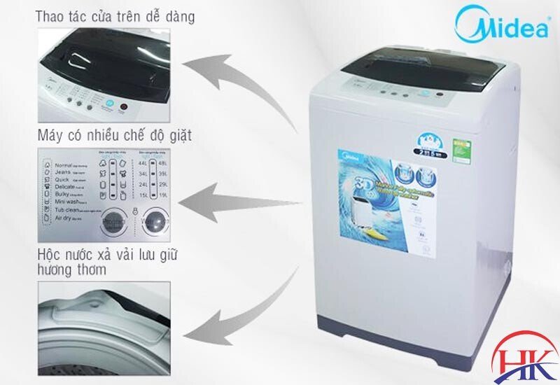 Hình ảnh máy giặt Midea
