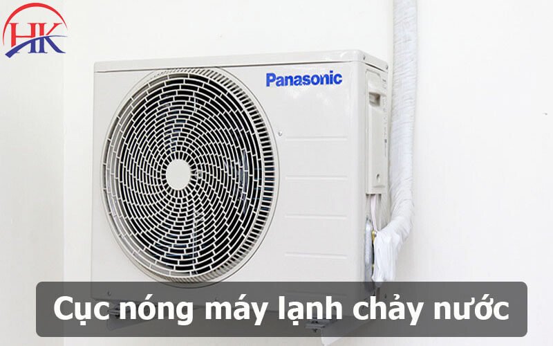 Hình ảnh minh họa cục nóng máy lạnh đang bị chảy nước