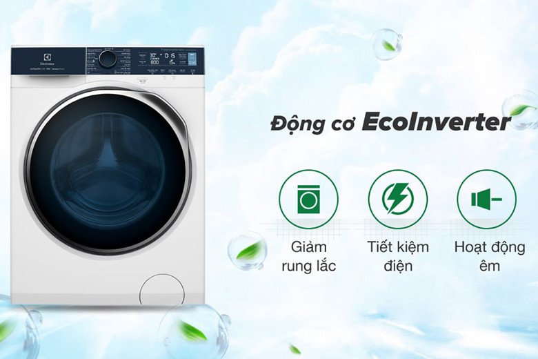 Hình ảnh minh họa động cơ EcoInverter trên máy giặt Electrolux